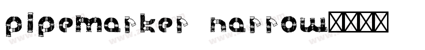 PipeMarker Narrow字体转换